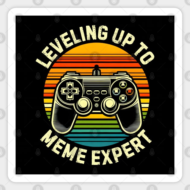 Leveling Up to Meme Expert Magnet by MakerMind8.2